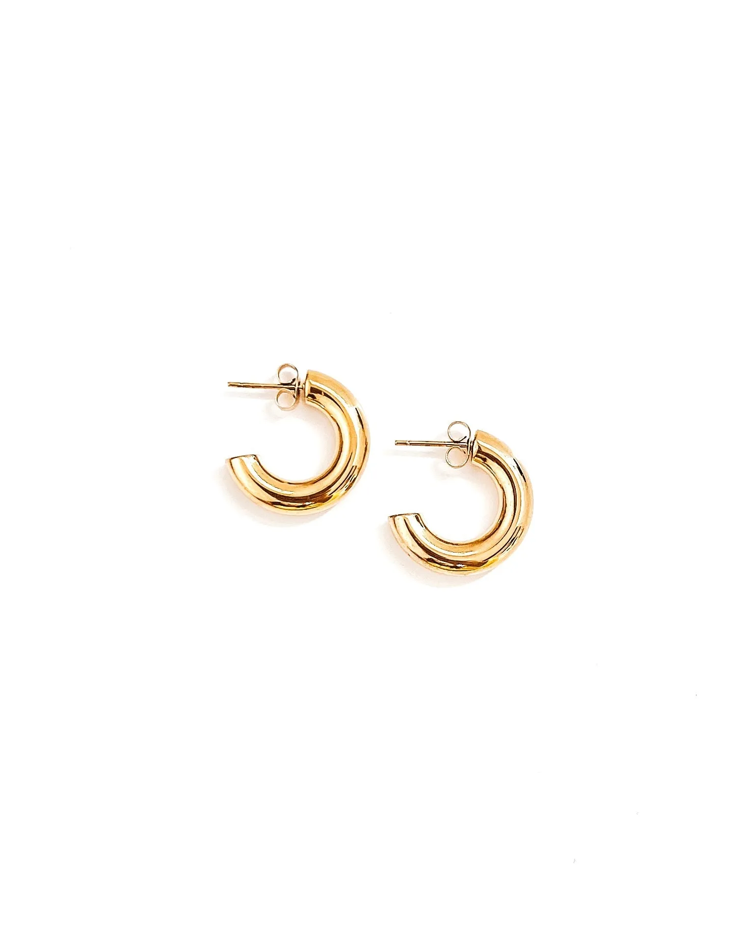 🎁 Ethel Gold Hoop Earrings || Choose Size (100% off)