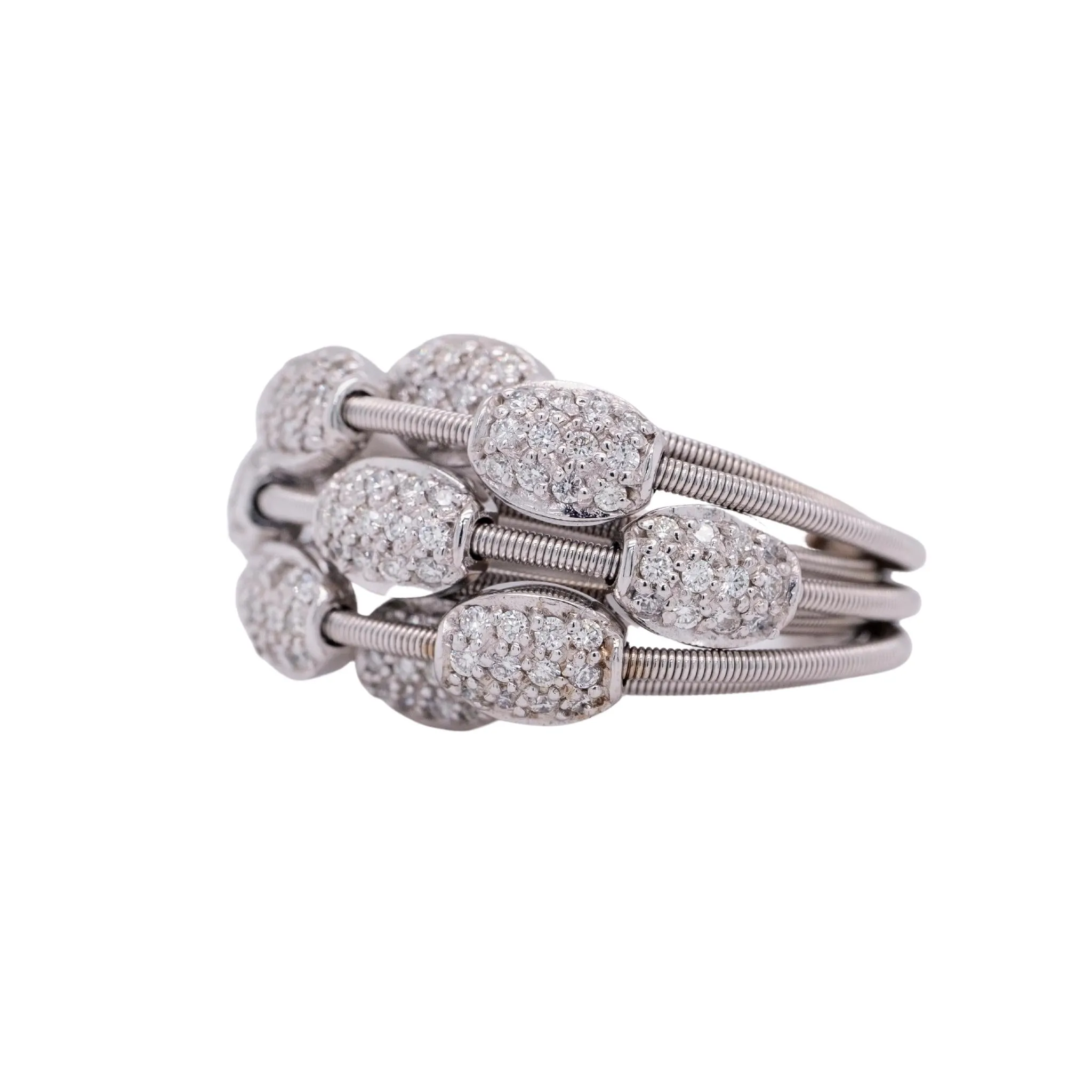 0.71 Carat Diamond Ring in 14k White Gold