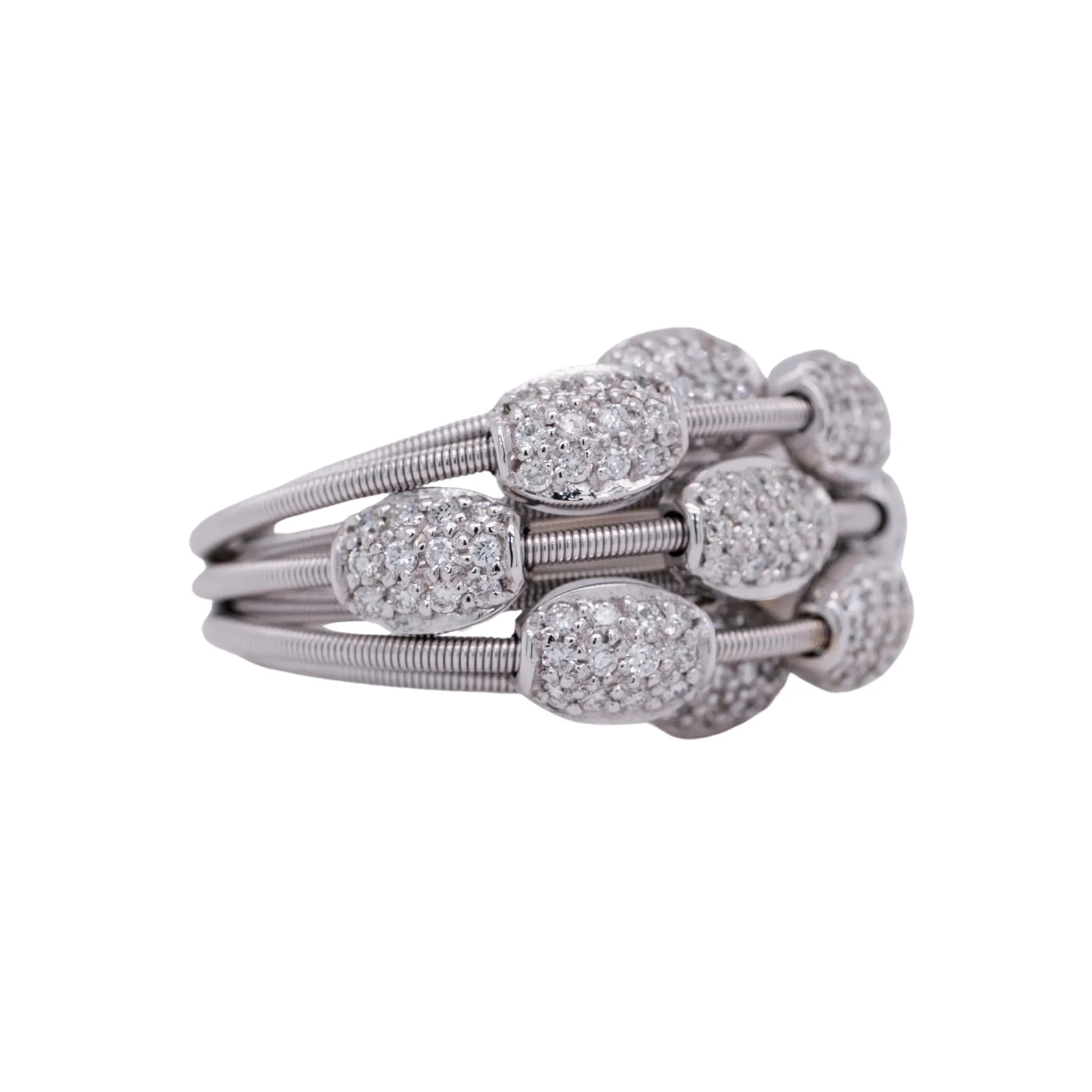 0.71 Carat Diamond Ring in 14k White Gold
