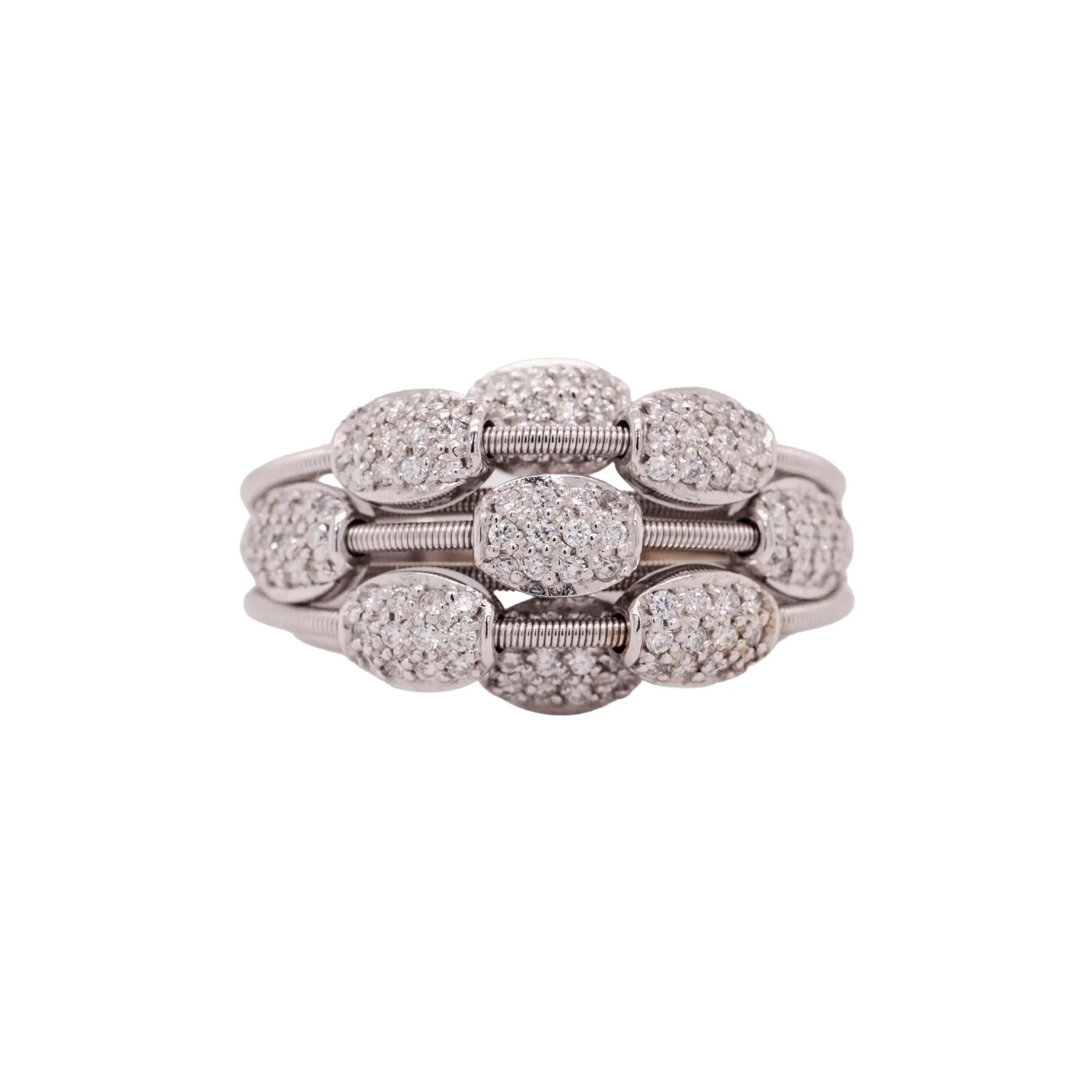 0.71 Carat Diamond Ring in 14k White Gold