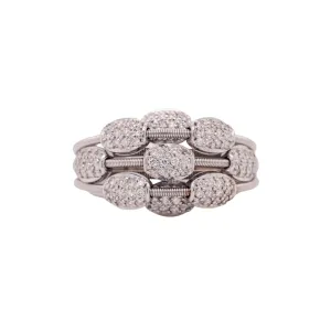 0.71 Carat Diamond Ring in 14k White Gold