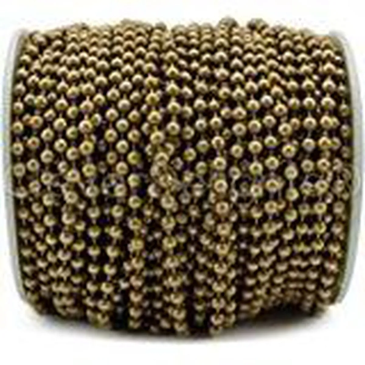 #10 Antique Brown On Brass Ball Chain - 500ft/Roll