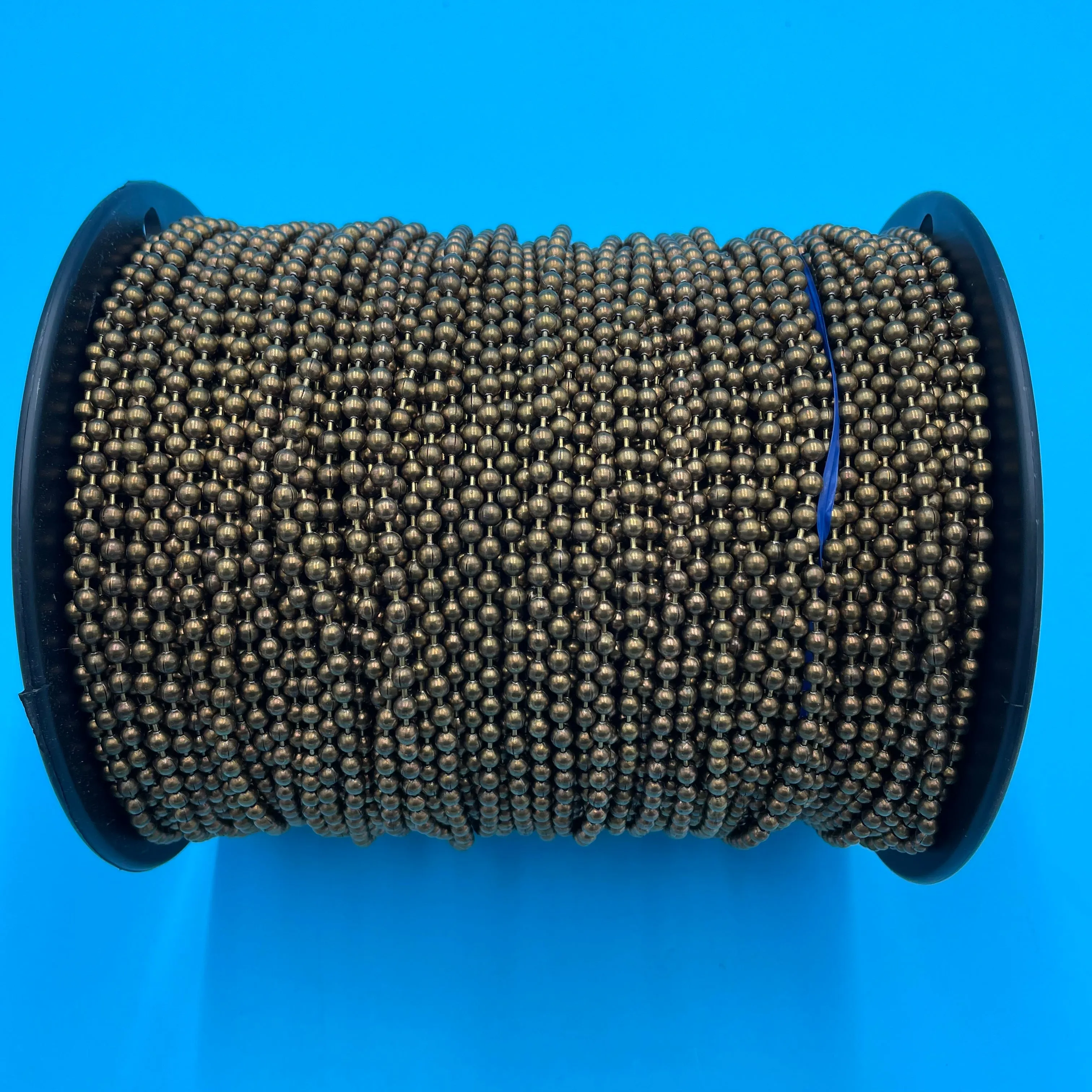 #10 Antique Brown On Brass Ball Chain - 500ft/Roll