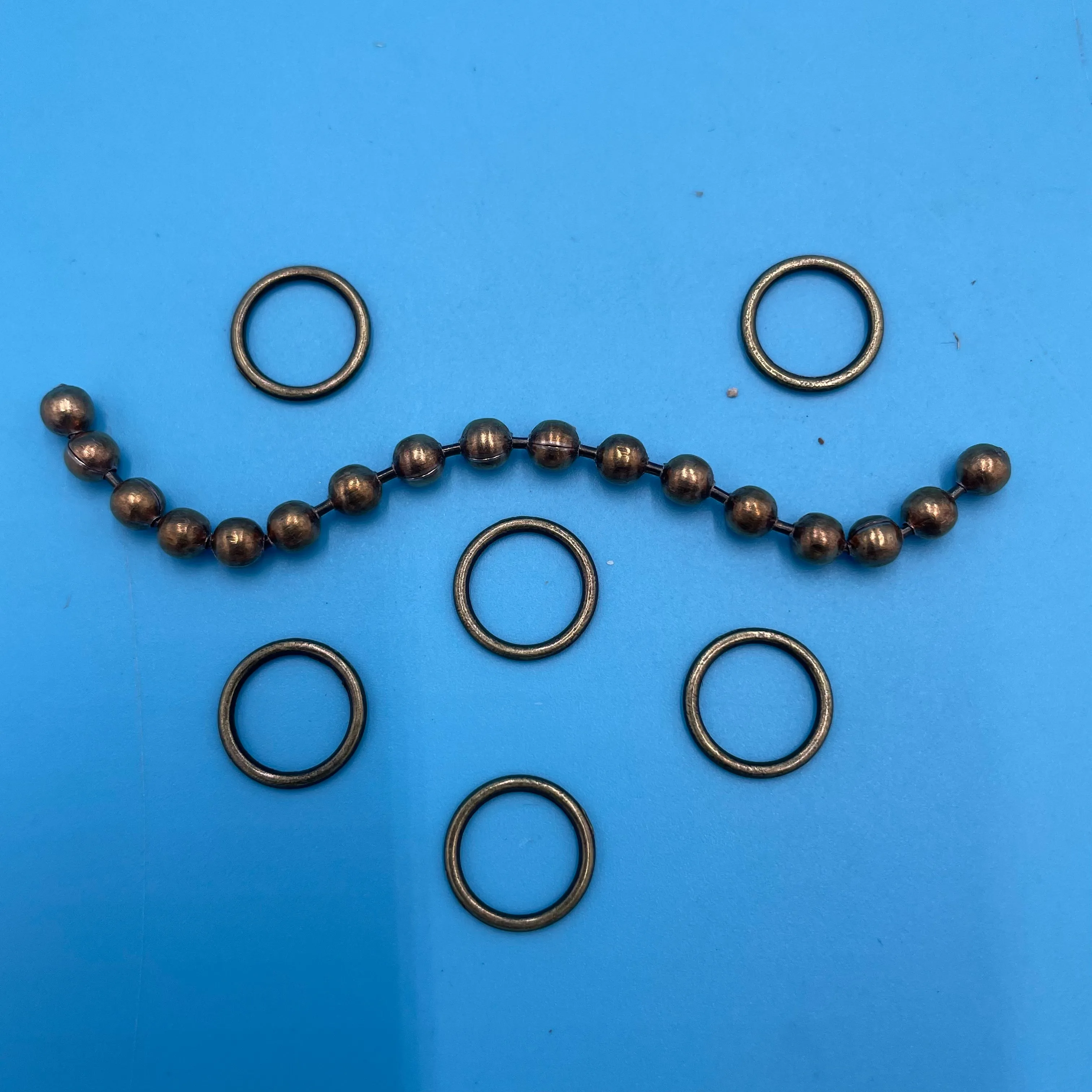 #10 Antique Brown On Brass Ball Chain - 500ft/Roll