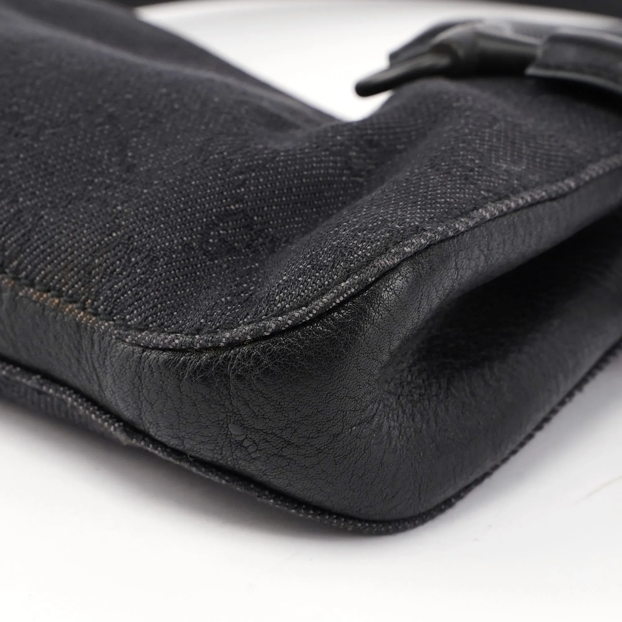 101345 Black GG Horsebit Tote