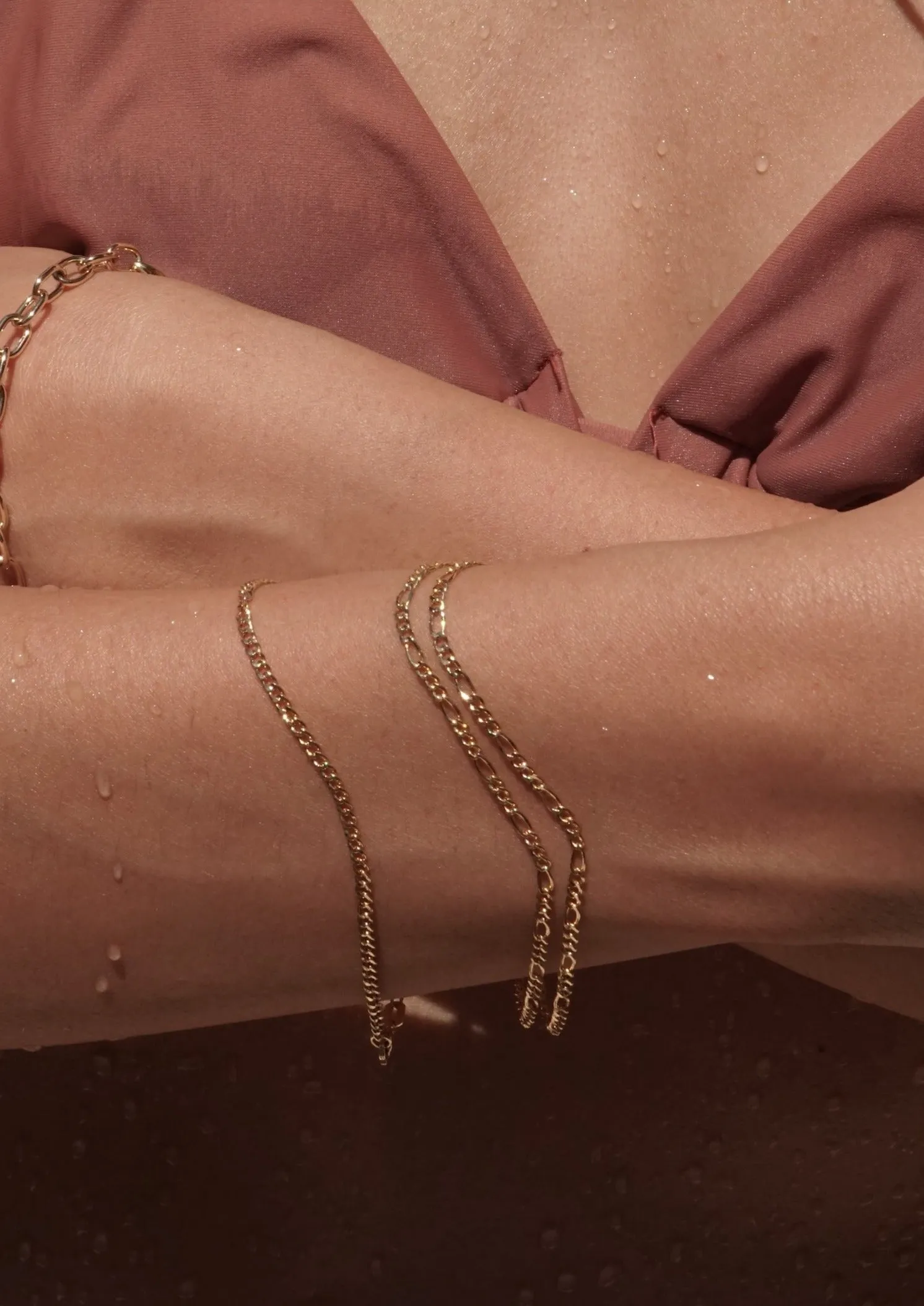 10k Gold Figaro Bracelet