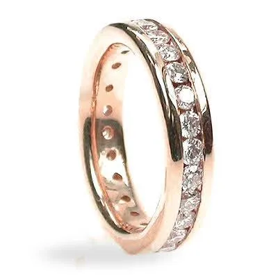 1.30 CT Round Cut Diamonds - Eternity Ring