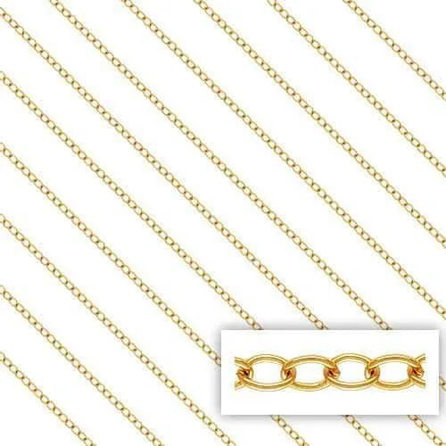 14K Gold Filled 1.7mm Cable Chain  (12 Inches) #5