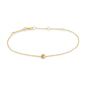 14k Itty Bitty Yin Yang Bracelet