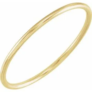 14K Yellow Stackable Ring Size 5