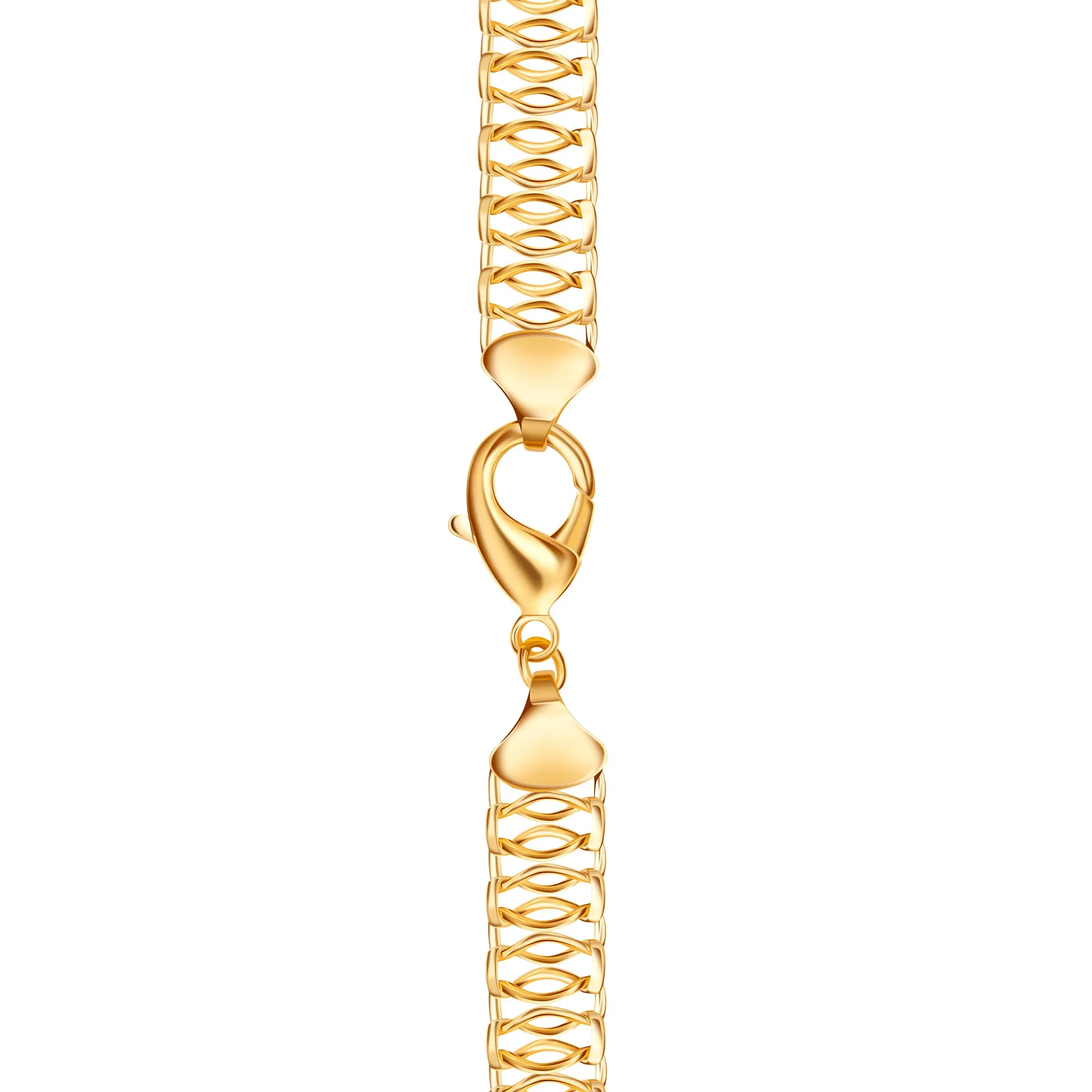 18K Gold Plated Mesh Necklace