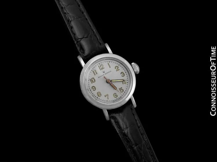 1945 Rolex Oyster Vintage Ladies Ref. 3492 Handwound Watch - Stainless Steel