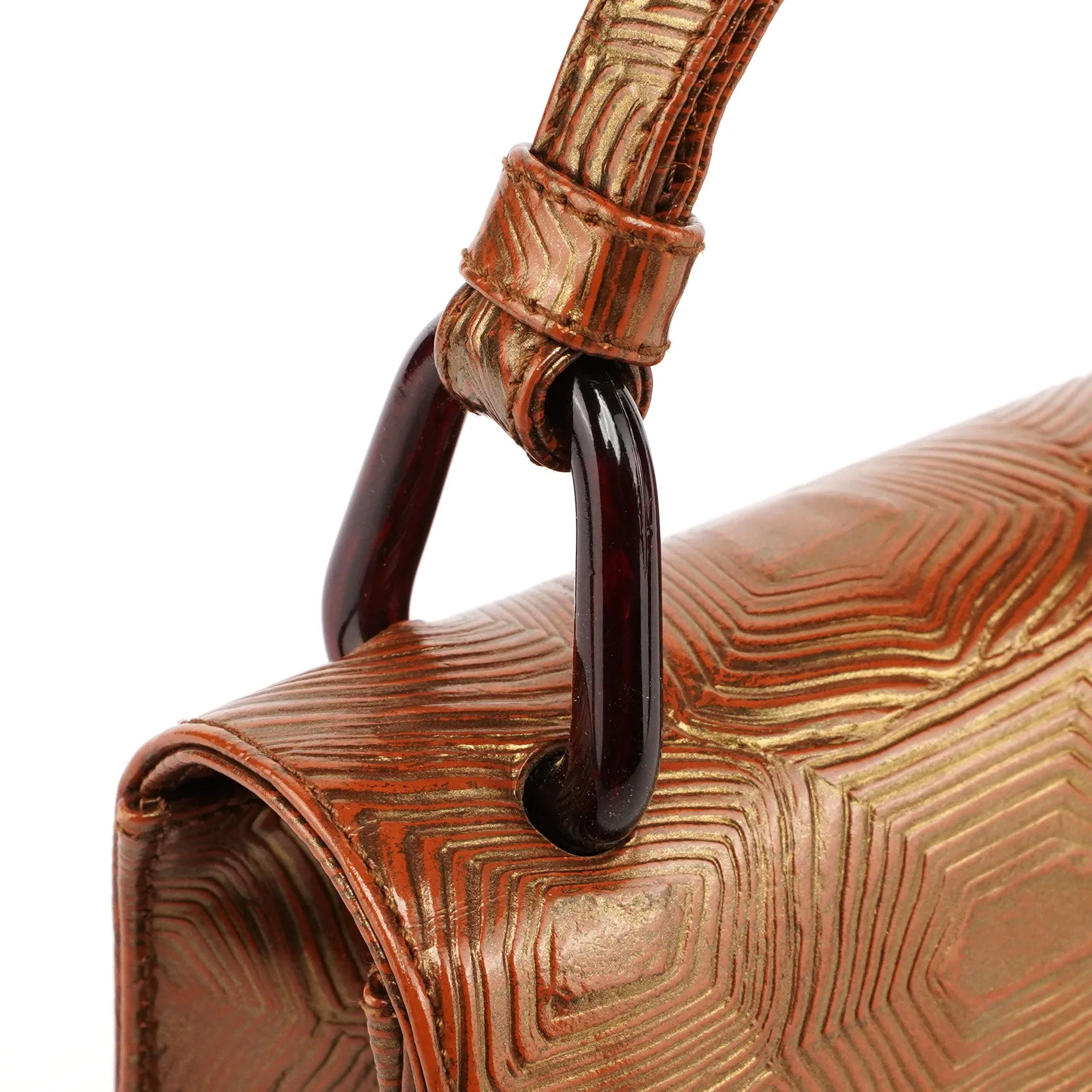 1990's Tortoiseshell Tortuga Bag