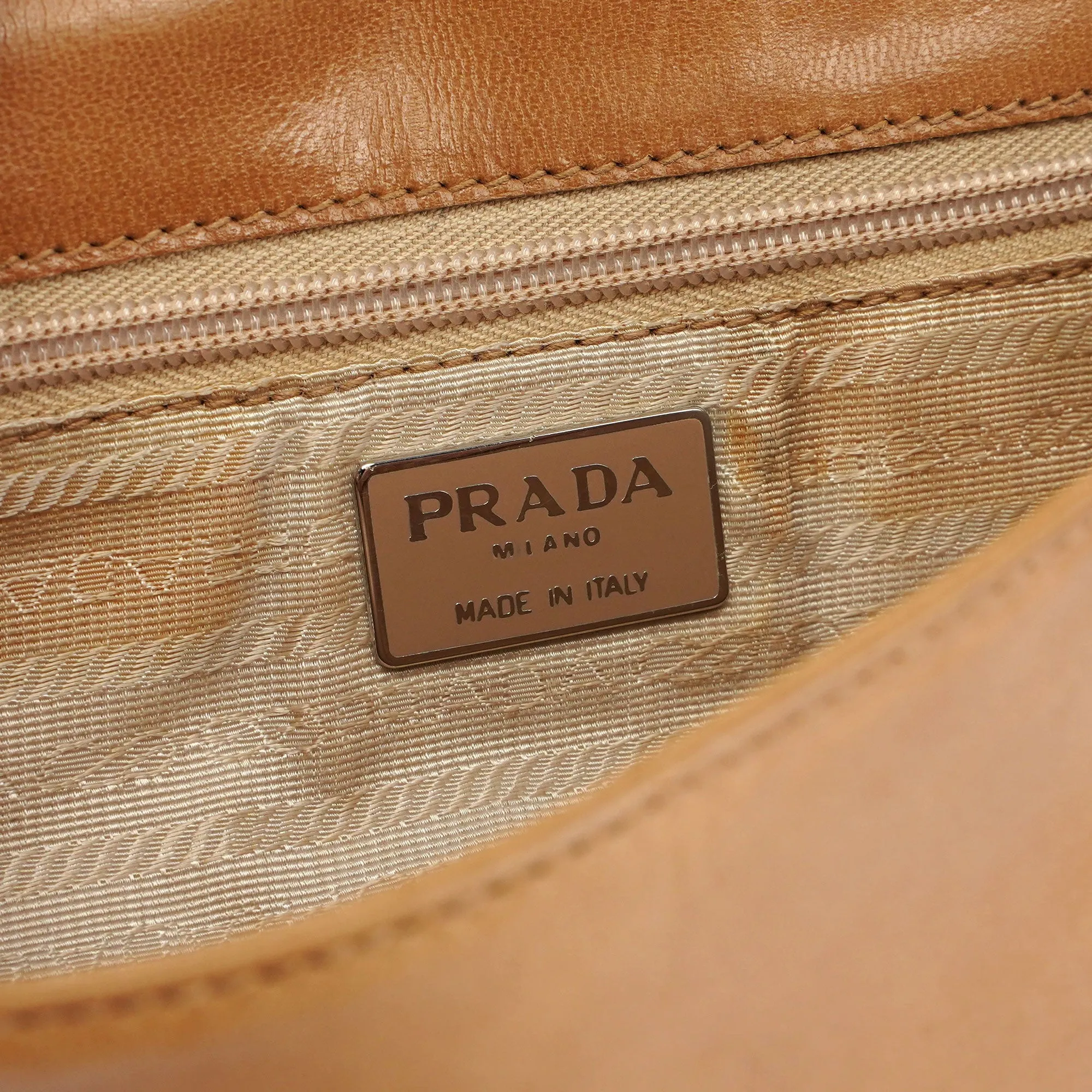 1996 Beige Madras Swing Chain Bag