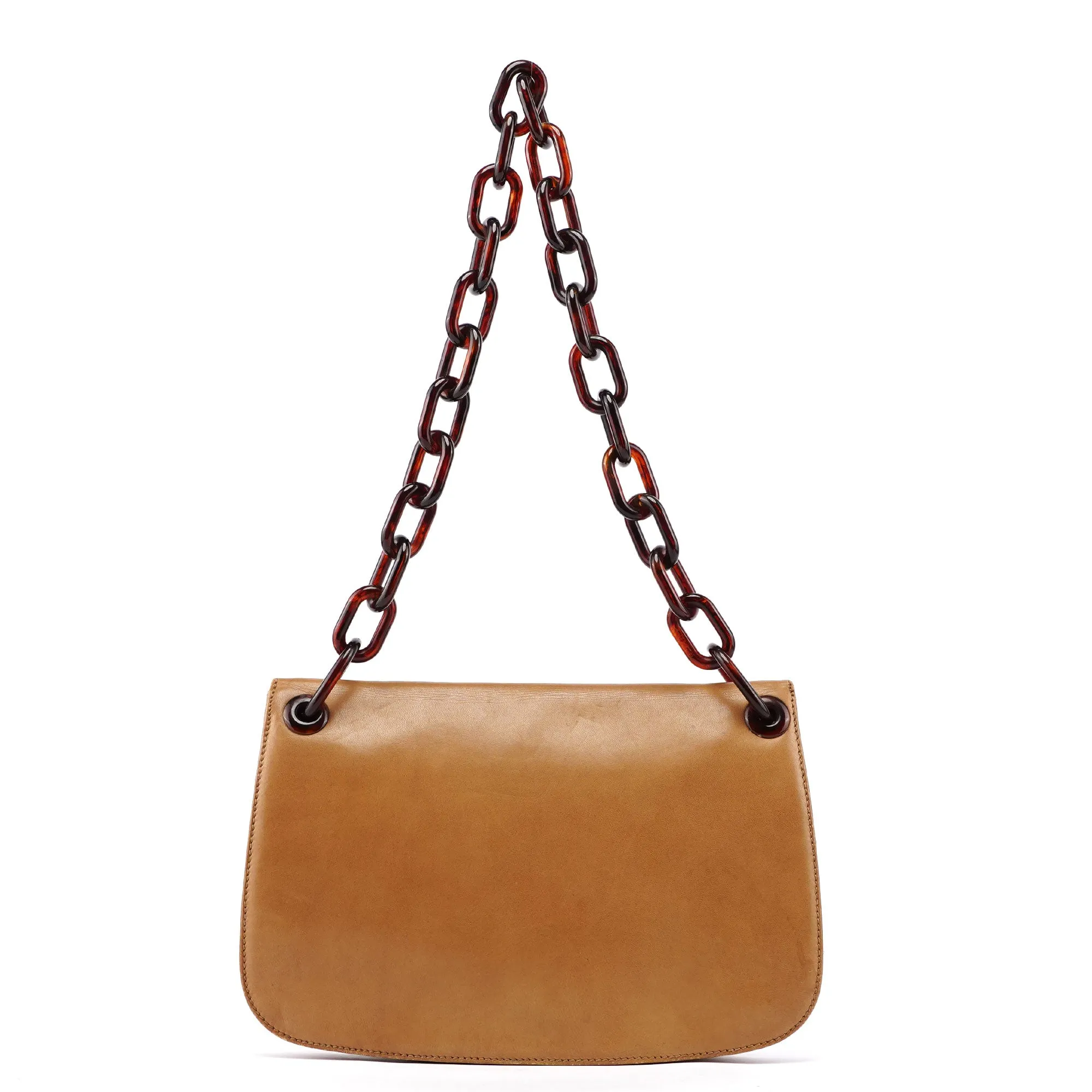 1996 Beige Madras Swing Chain Bag