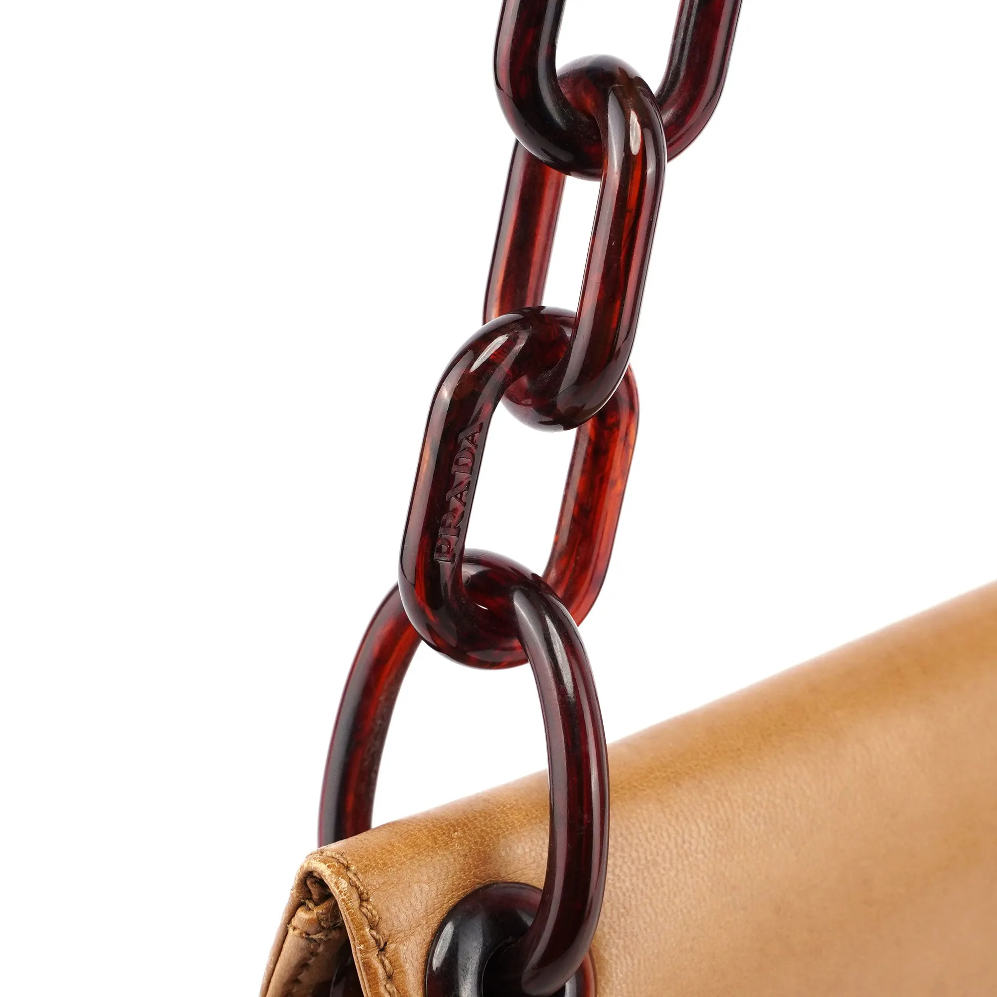 1996 Beige Madras Swing Chain Bag