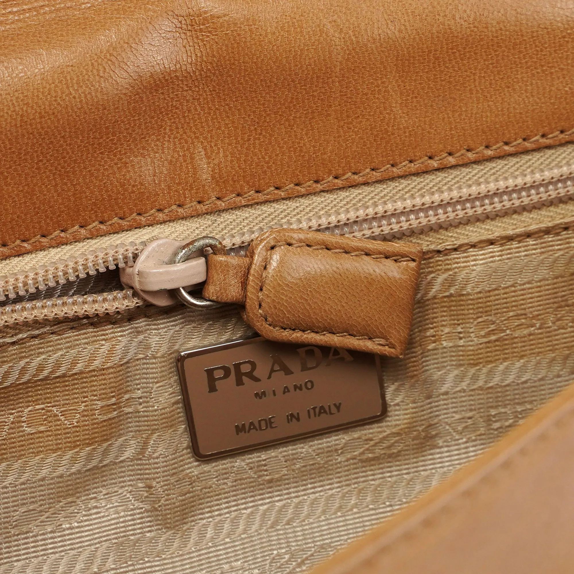 1996 Beige Madras Swing Chain Bag