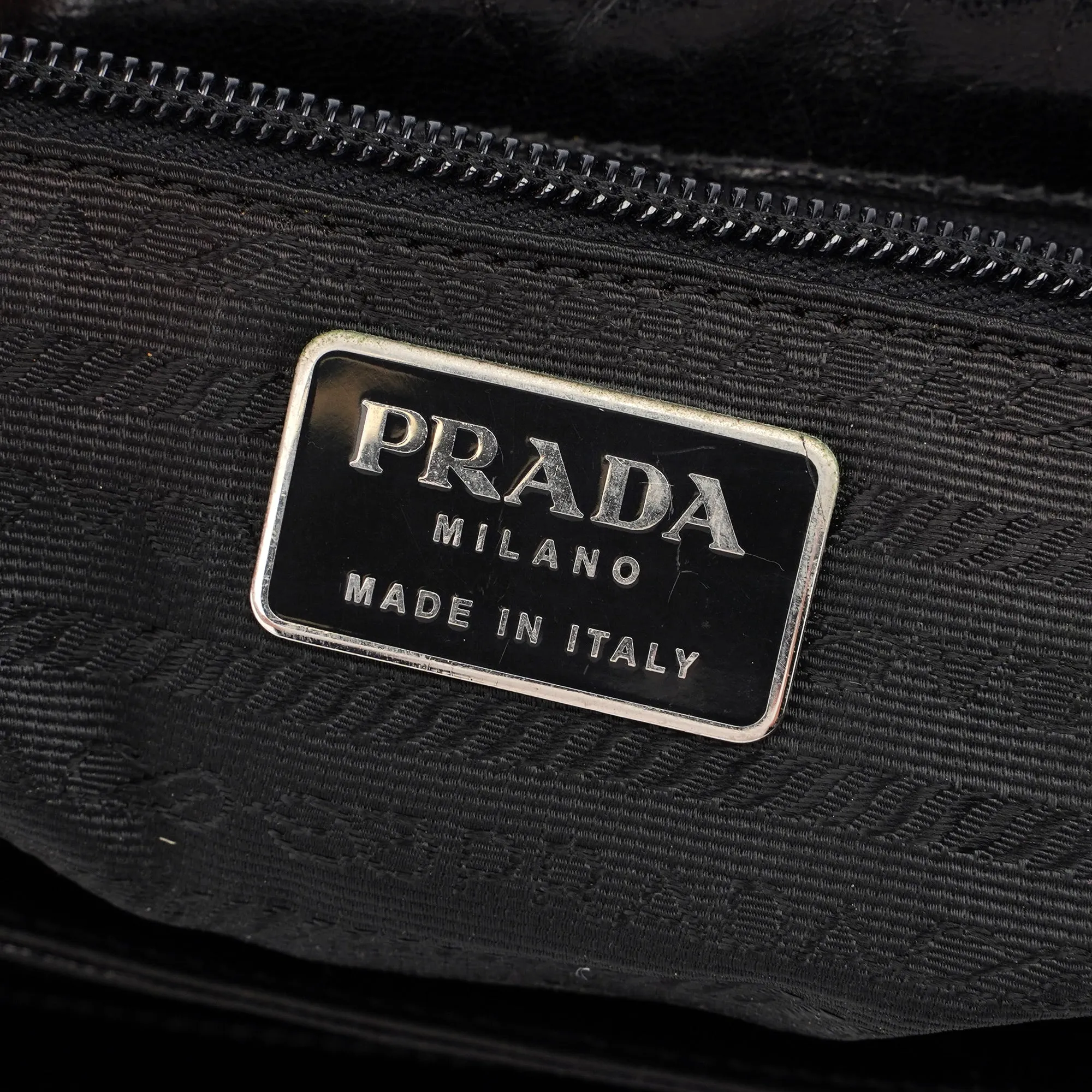 1996 Black Madras Swing Shoulder Bag