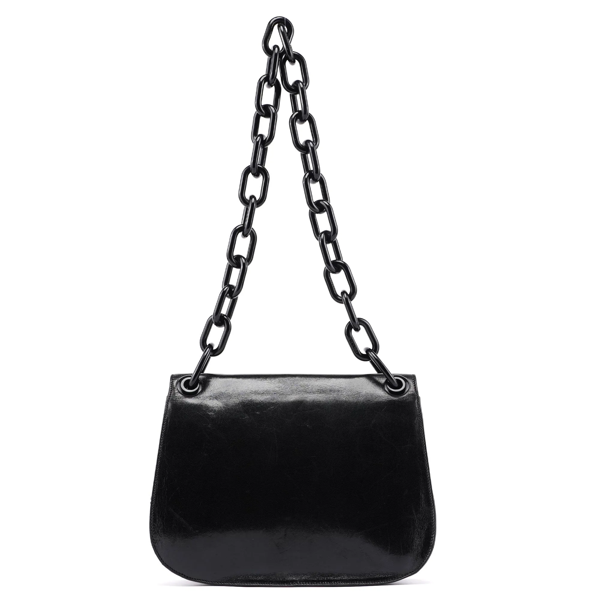 1996 Black Madras Swing Shoulder Bag