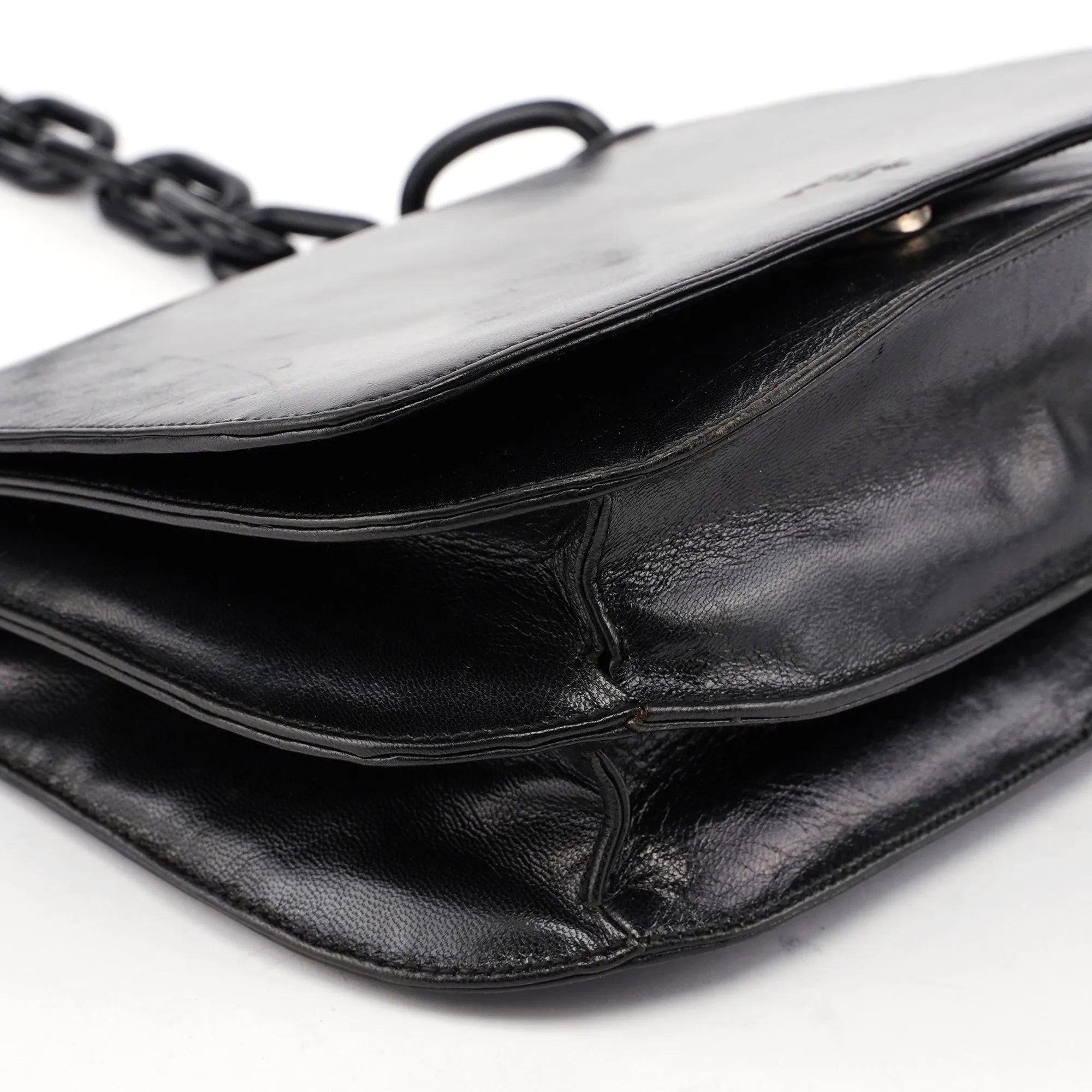 1996 Black Madras Swing Shoulder Bag