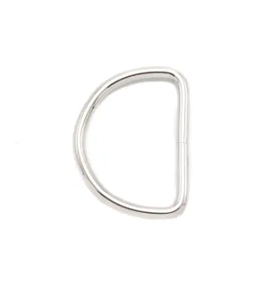 2 Inch Heavy Welded D Rings Nickel
