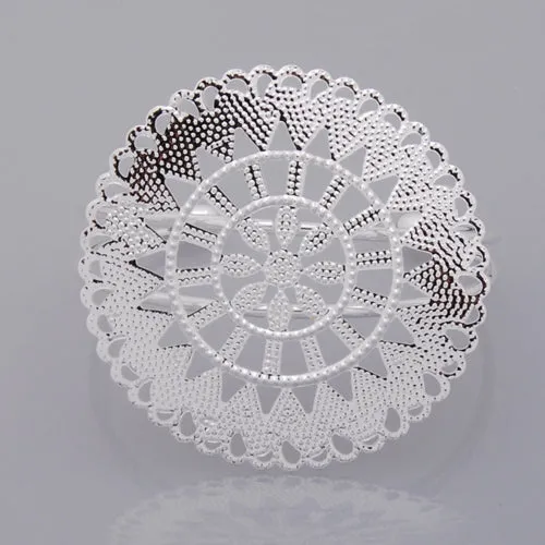 2013-2014 New Arrival Adjustable Copper Bracelet with 55mm round Faceplate,ISilver,Lead Free And Nickel Free,Sold 10PCS Per Lot