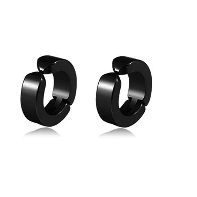 2pcs Punk Mens Strong Magnet Magnetic Ear Stud Set
