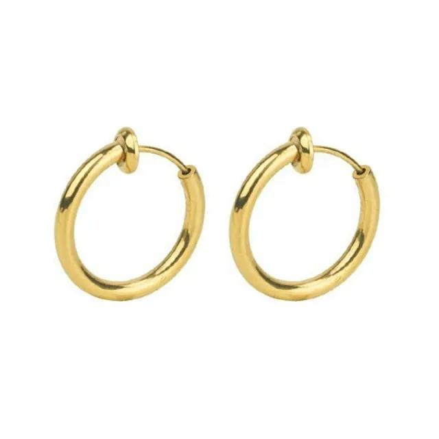 2pcs Punk Mens Strong Magnet Magnetic Ear Stud Set