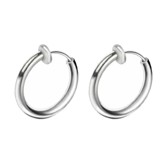 2pcs Punk Mens Strong Magnet Magnetic Ear Stud Set