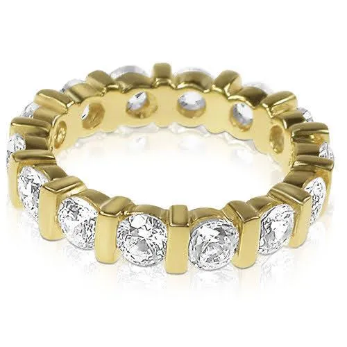 3.00 CT Round Cut Diamonds - Eternity Ring