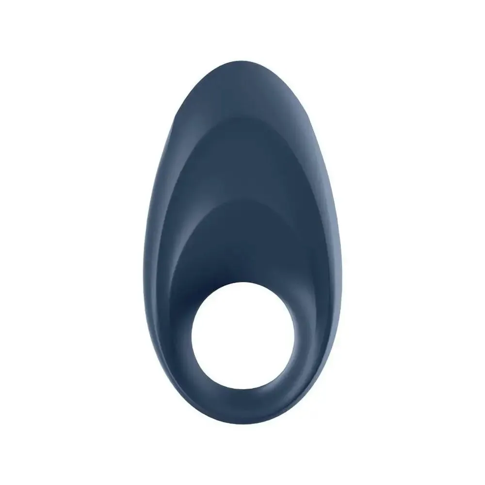 3.5-inch Satisfyer Pro Silicone Blue Rechargeable Vibrating Cock Ring
