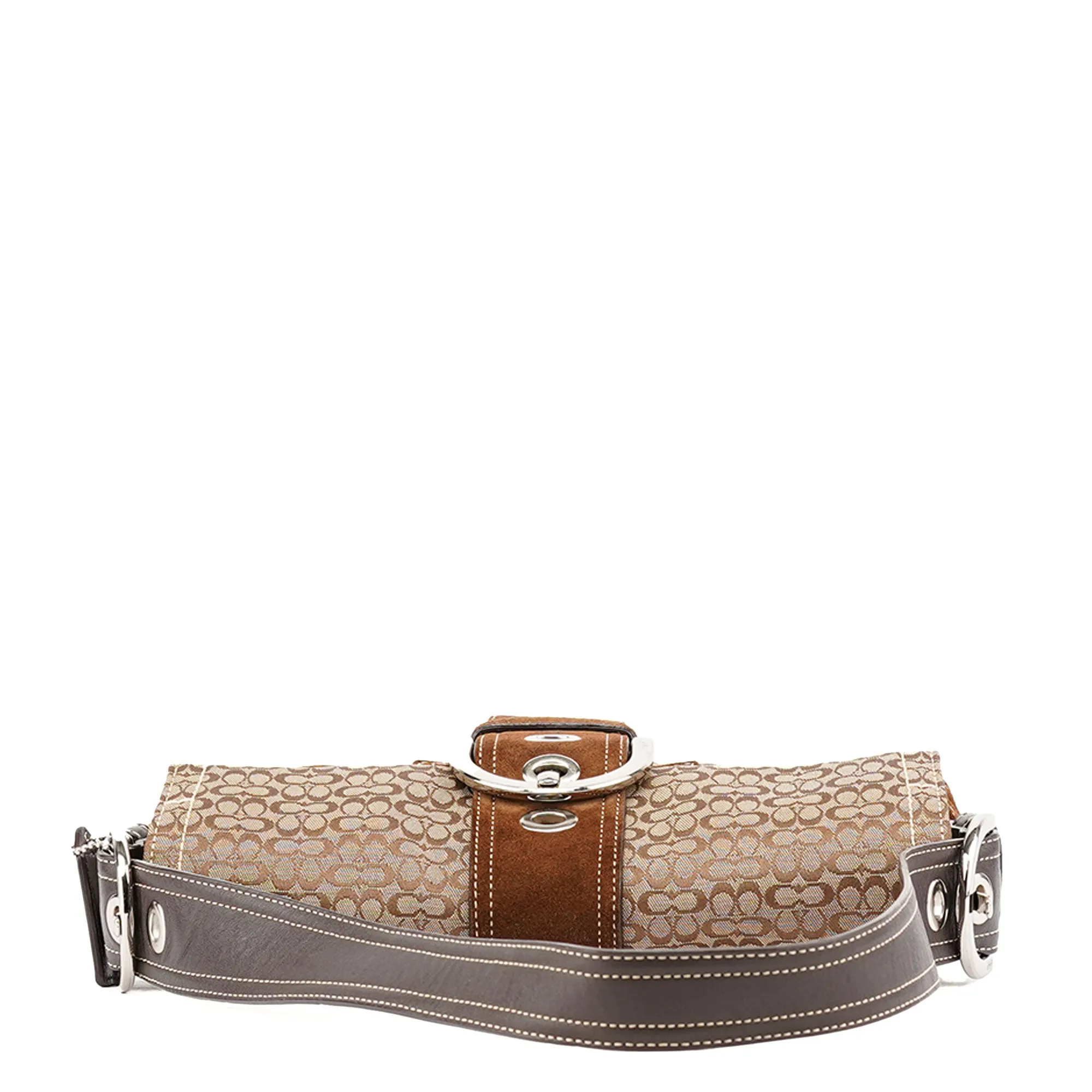 3628 Beige Brown Soho Shoulder Bag