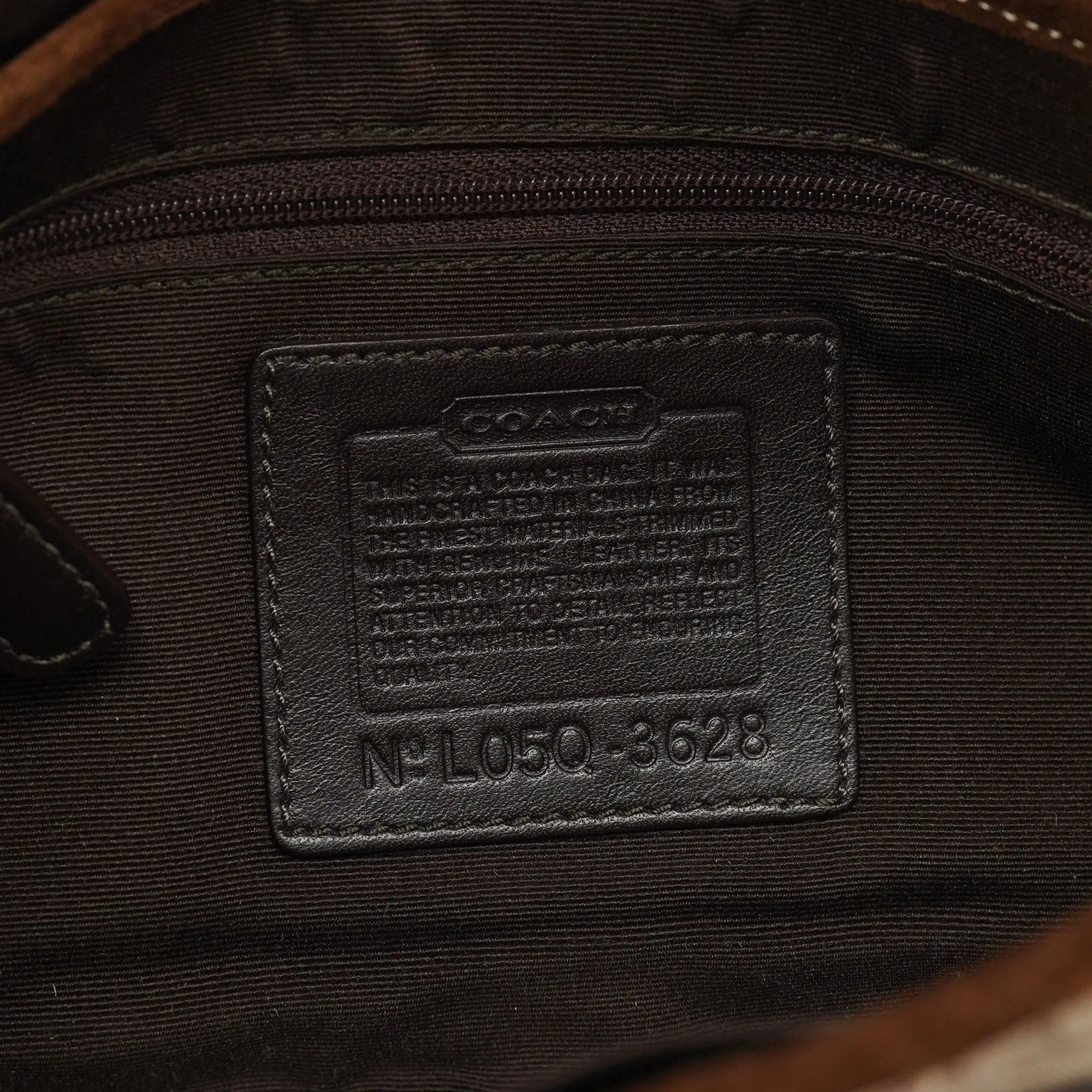 3628 Beige Brown Soho Shoulder Bag