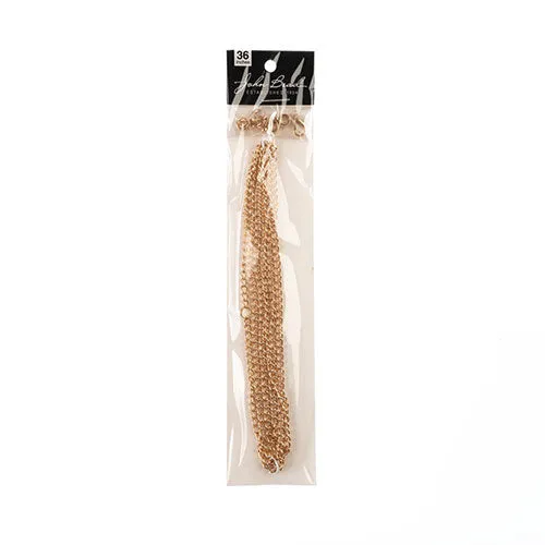 36in Chain And Findings Set- 3x4mm Curb Chain