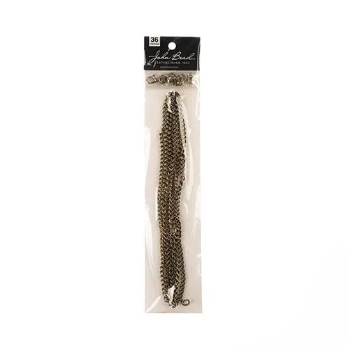 36in Chain And Findings Set- 3x4mm Curb Chain