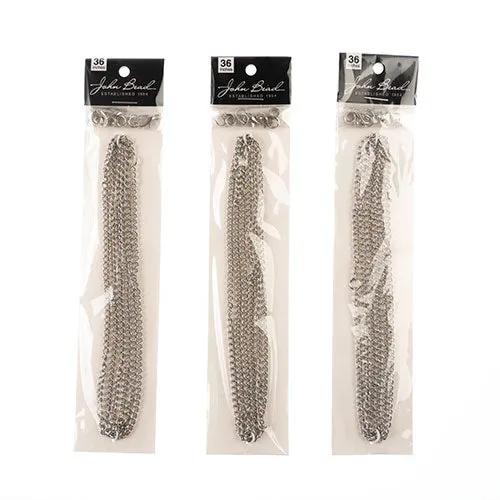 36in Chain And Findings Set- 3x4mm Curb Chain