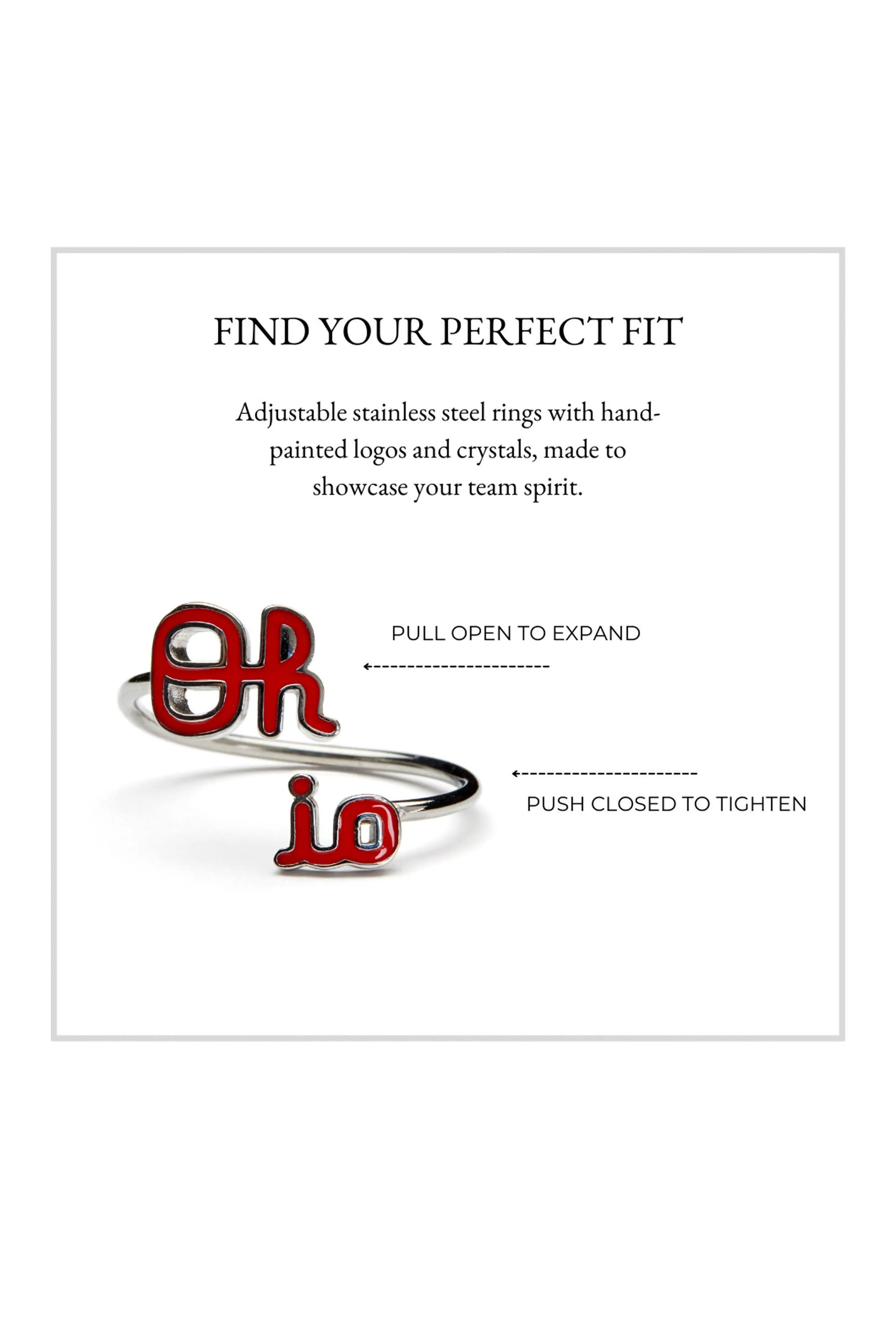 5420 - Ohio State Script OH-IO Adjustable Ring