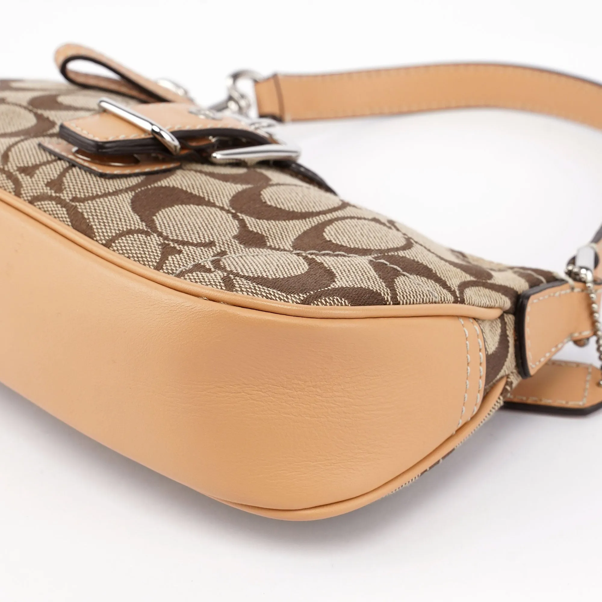 6362 Beige Signature C Soho Shoulder Bag
