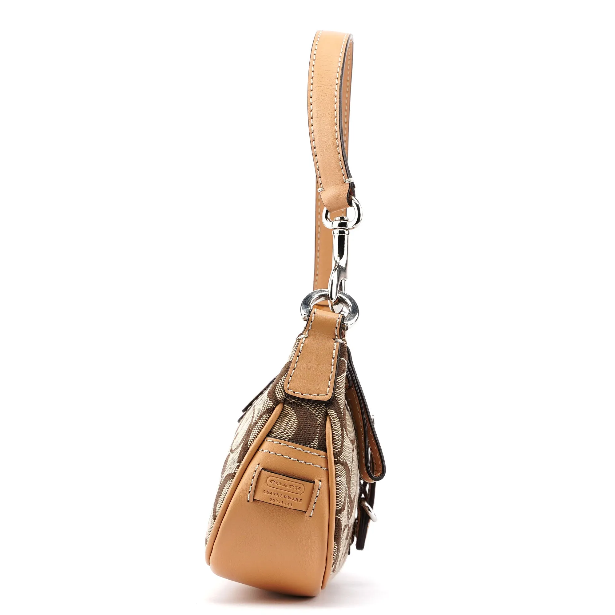 6362 Beige Signature C Soho Shoulder Bag