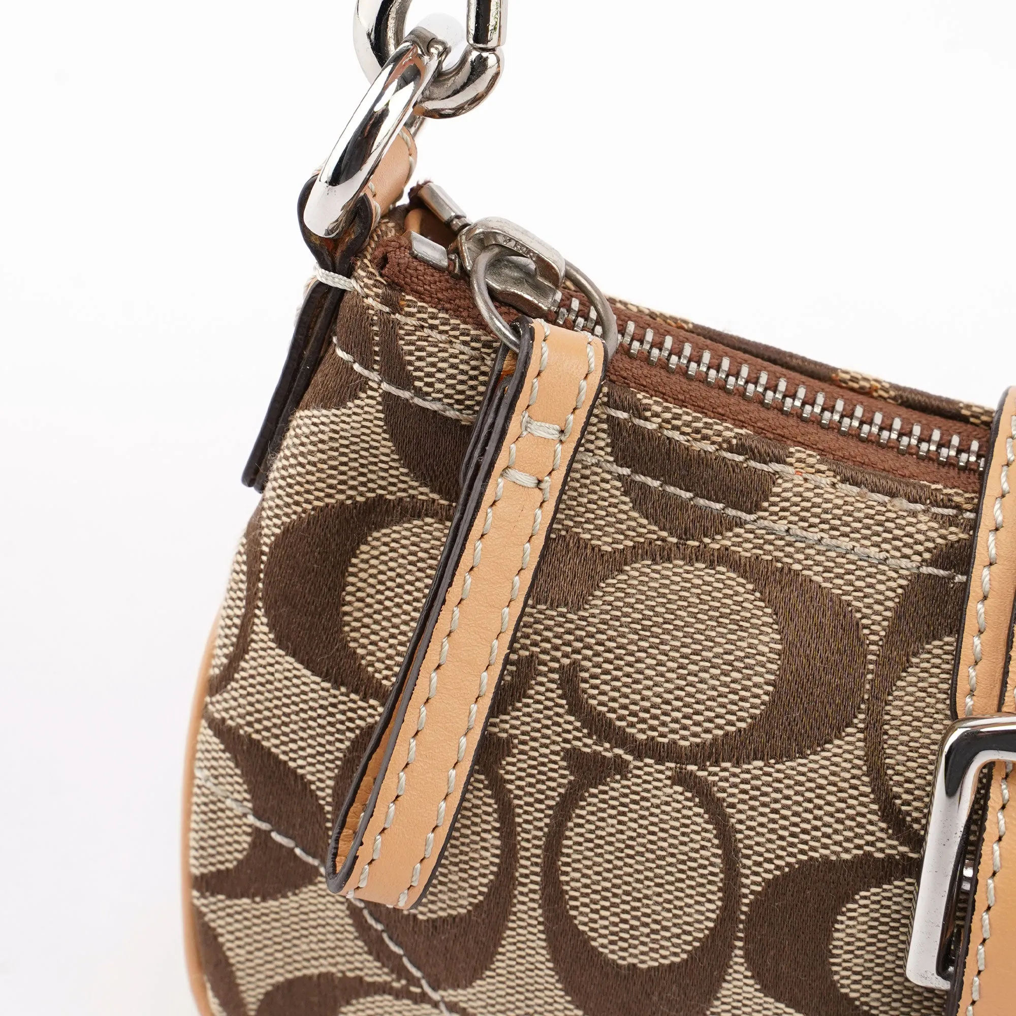 6362 Beige Signature C Soho Shoulder Bag