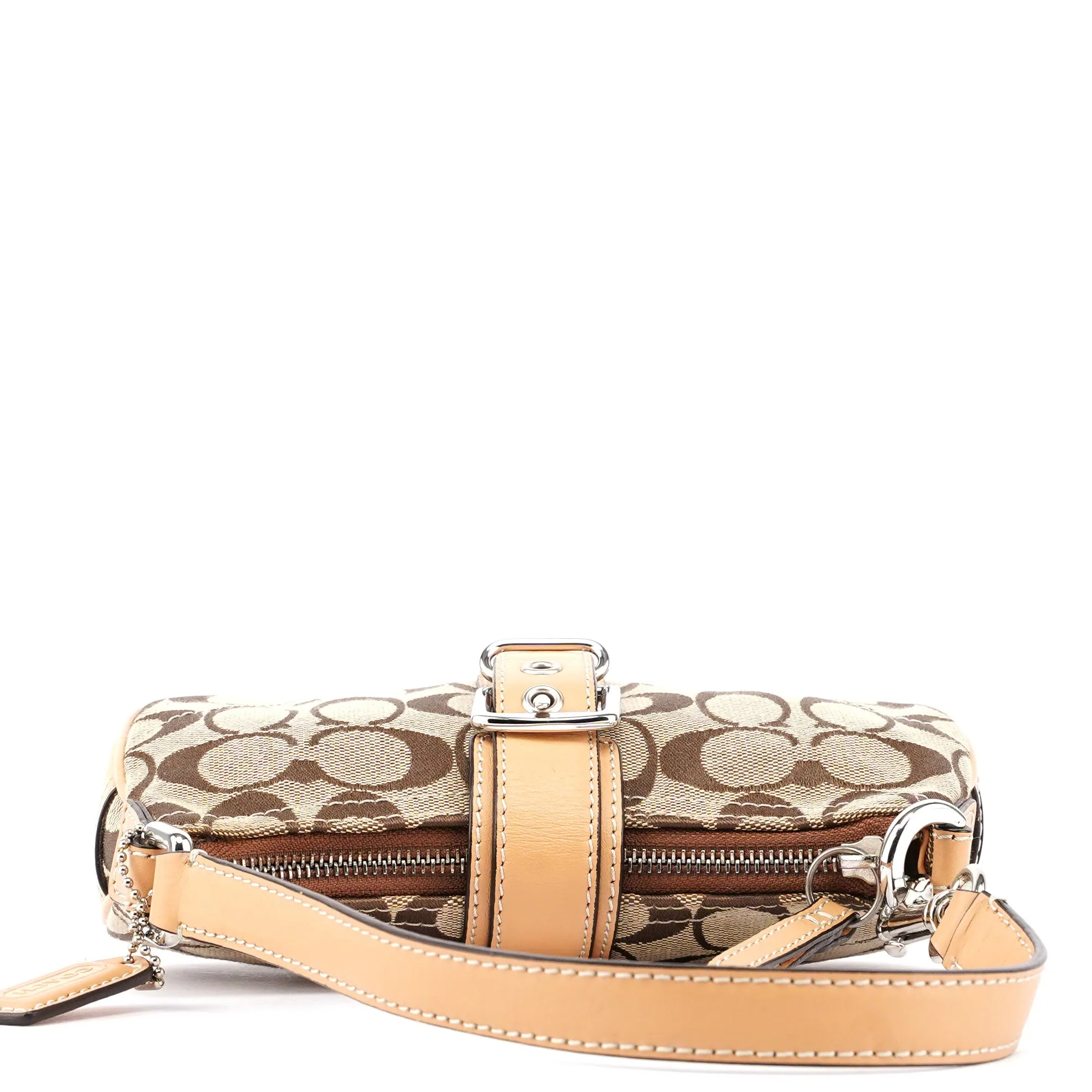 6362 Beige Signature C Soho Shoulder Bag