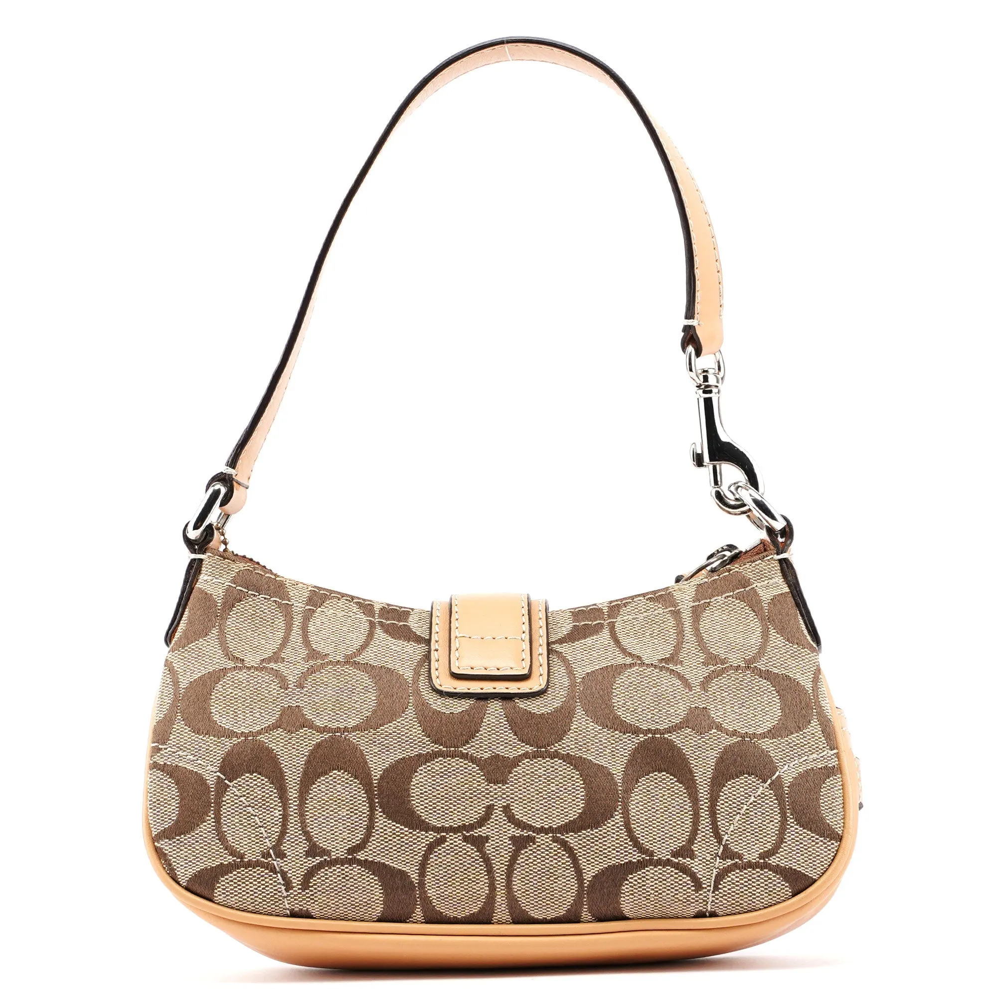 6362 Beige Signature C Soho Shoulder Bag