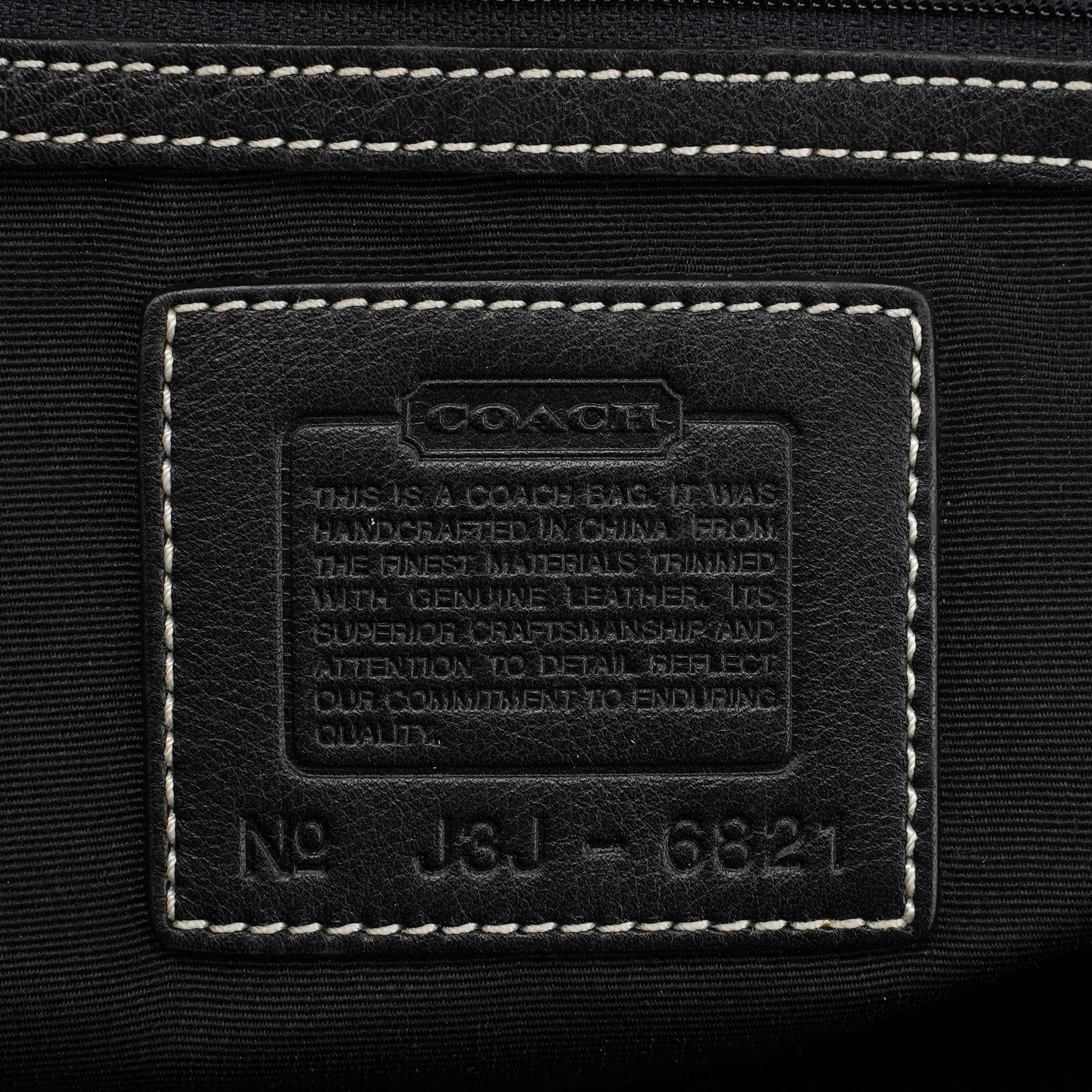 6821 Grey Signature C Soho Tote Bag