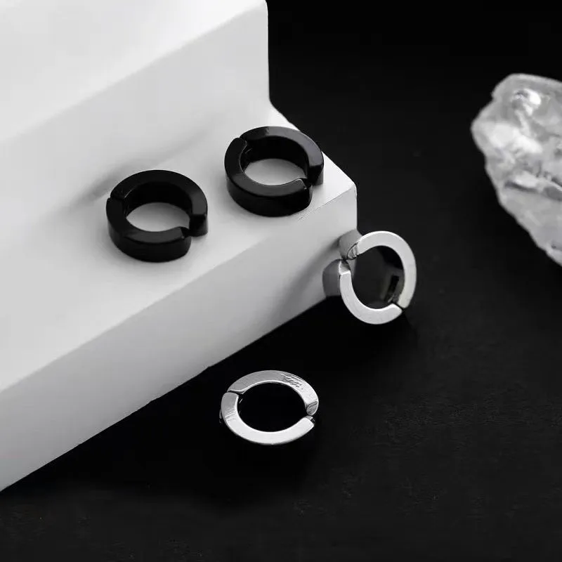 6Pairs Magnetic Stud Earings Stainless Steel for Men & Women