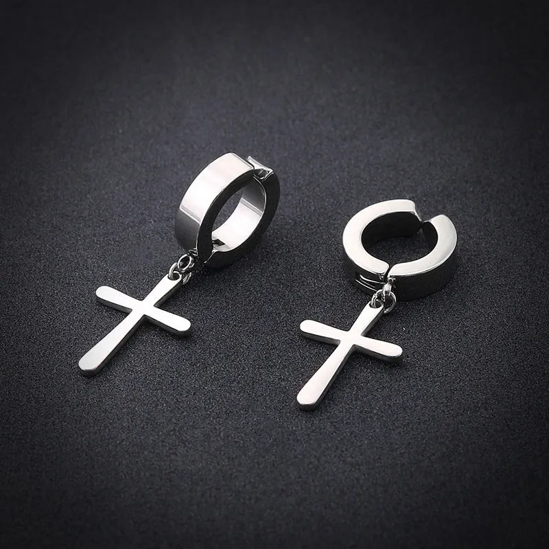 6Pairs Magnetic Stud Earings Stainless Steel for Men & Women