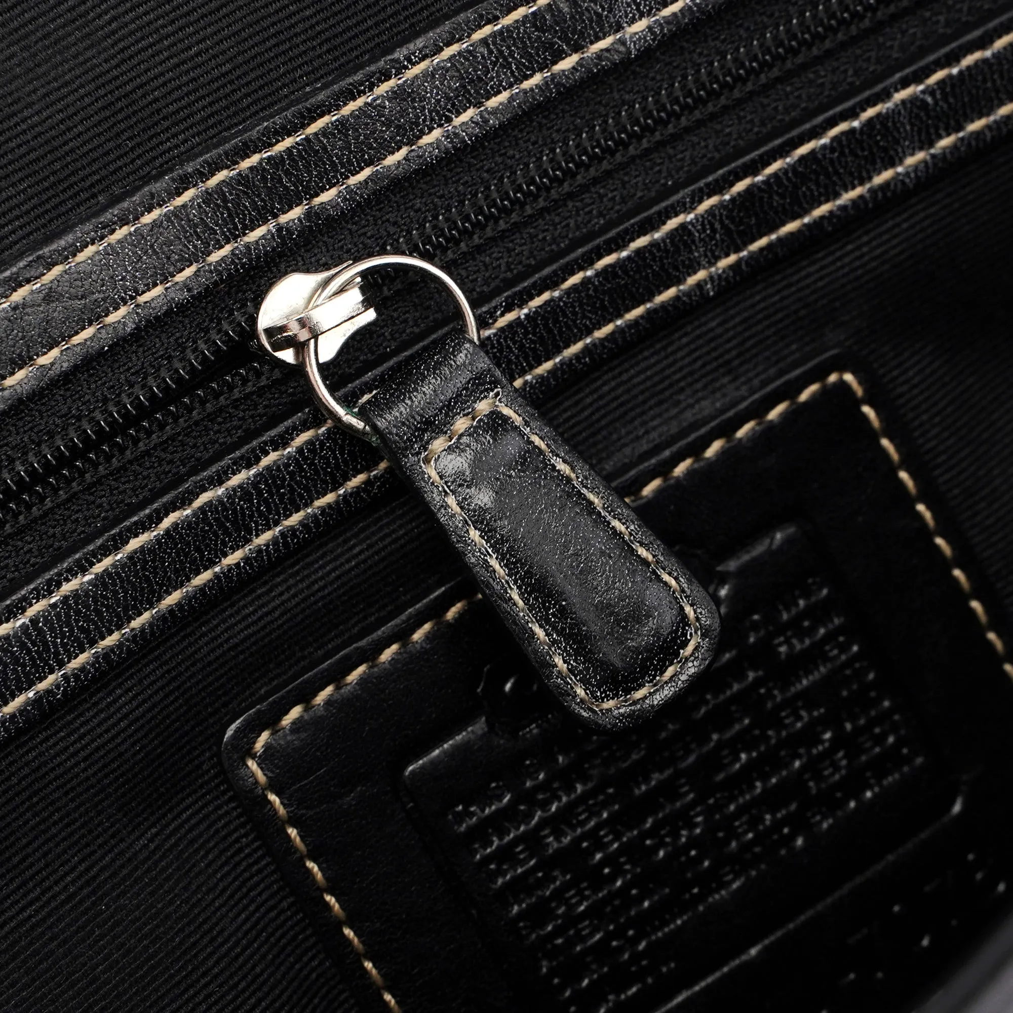 7078 Grey Signature C Soho Top Handle Bag