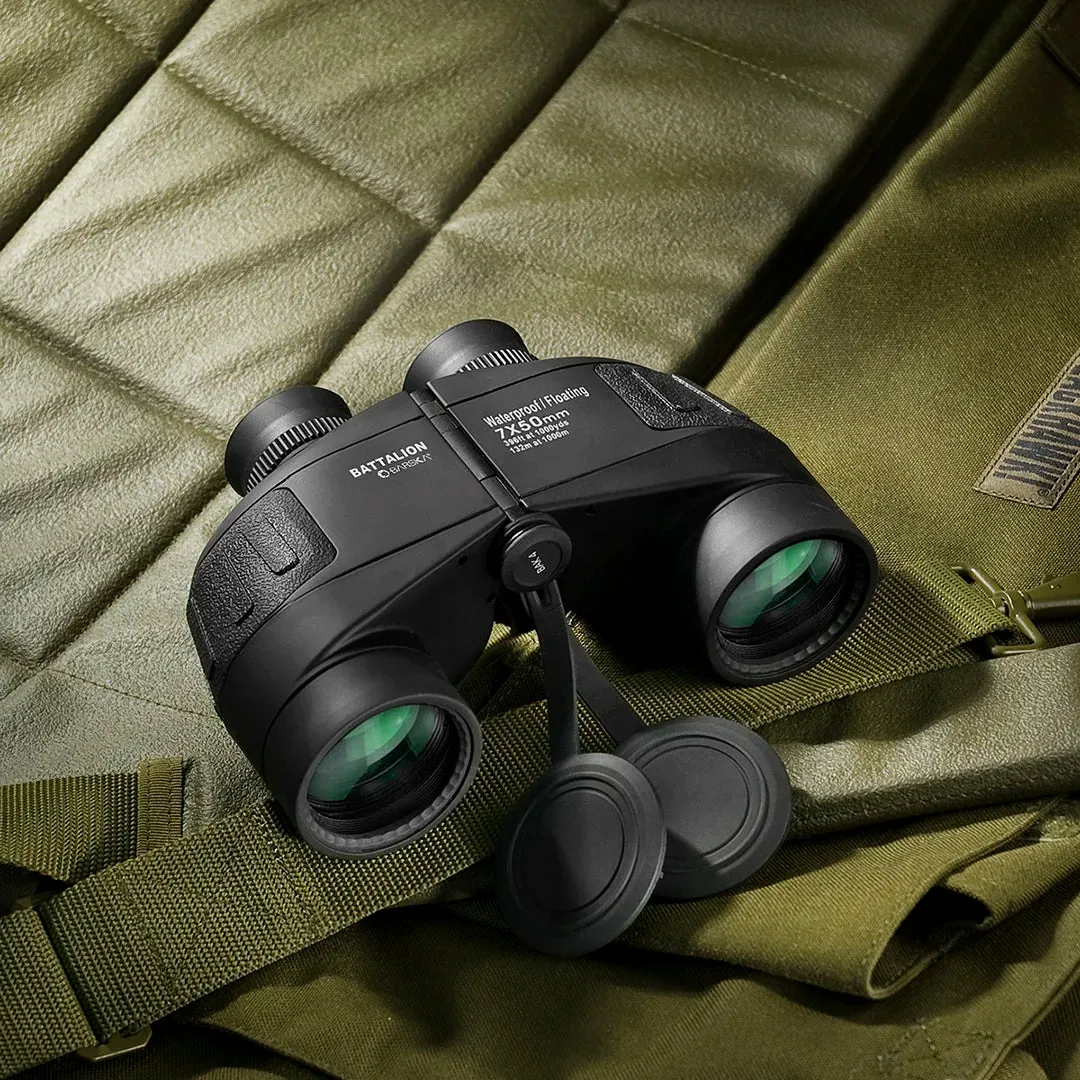 7x50mm Battalion Waterproof Floating Range Finding Reticle Binoculars | AB11610