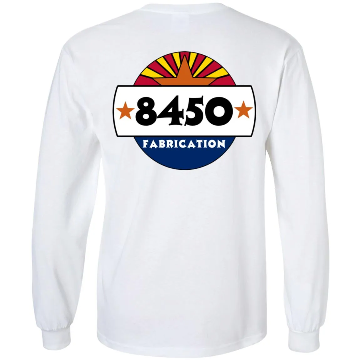 8450 Fabrication 2-sided print G240 Gildan LS Ultra Cotton T-Shirt