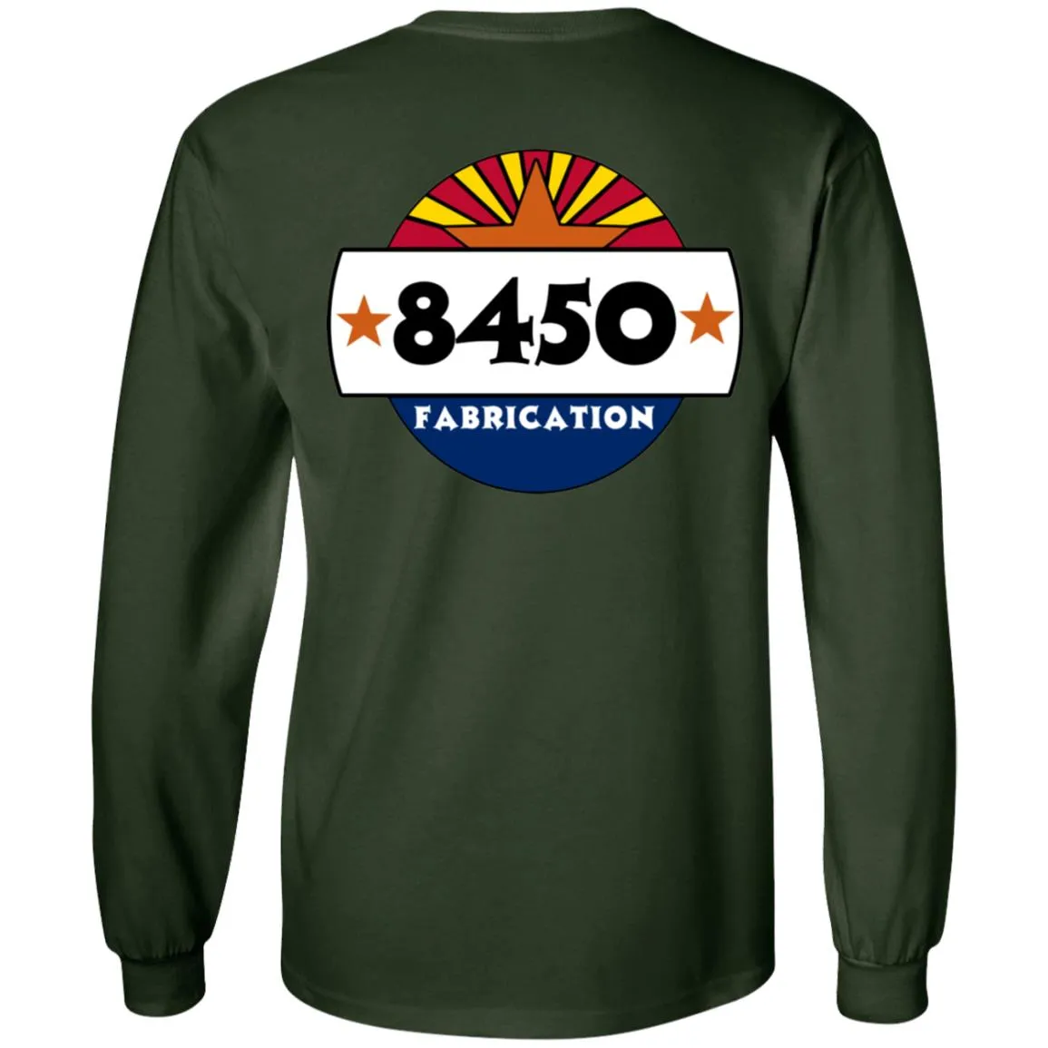 8450 Fabrication 2-sided print G240 Gildan LS Ultra Cotton T-Shirt