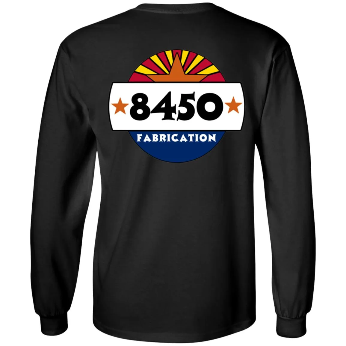 8450 Fabrication 2-sided print G240 Gildan LS Ultra Cotton T-Shirt